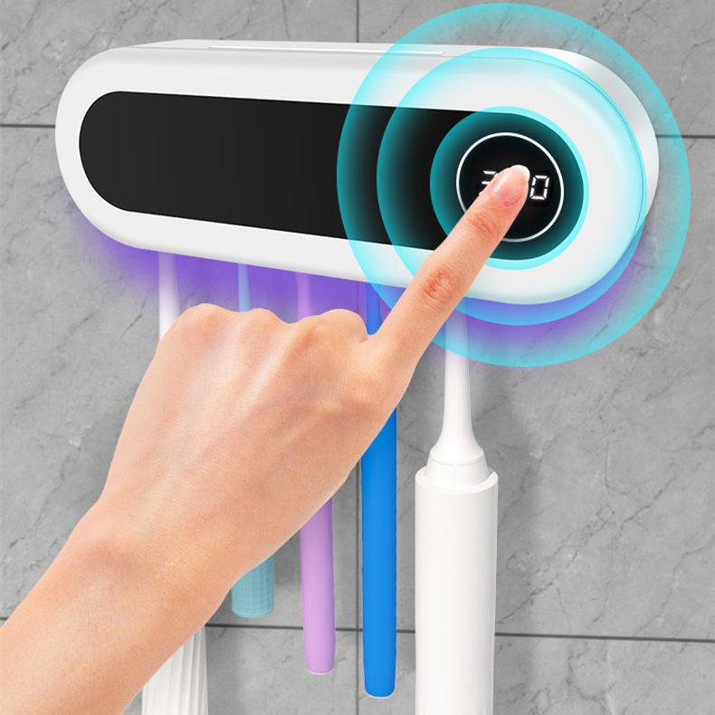 Wall Mounted Toothbrush Holder Smart Bathroom Accessories