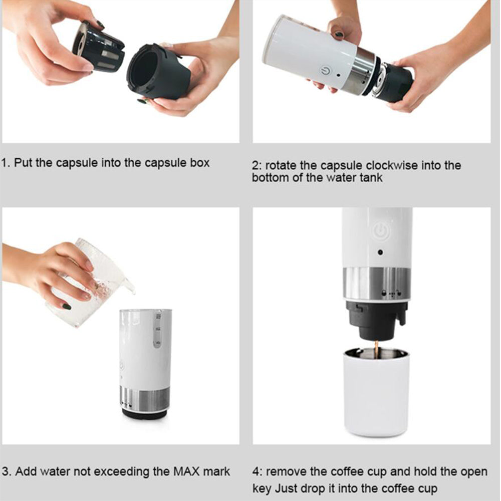 Portable Fully Automatic Coffee Machine  Kitchen Gadgets