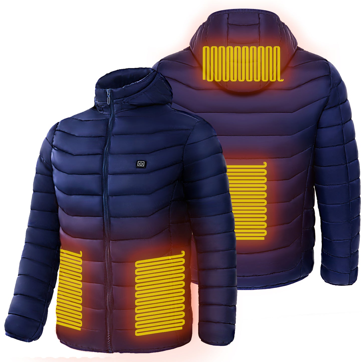 Men Electric Heating Jacket Insulated  Windbreaker