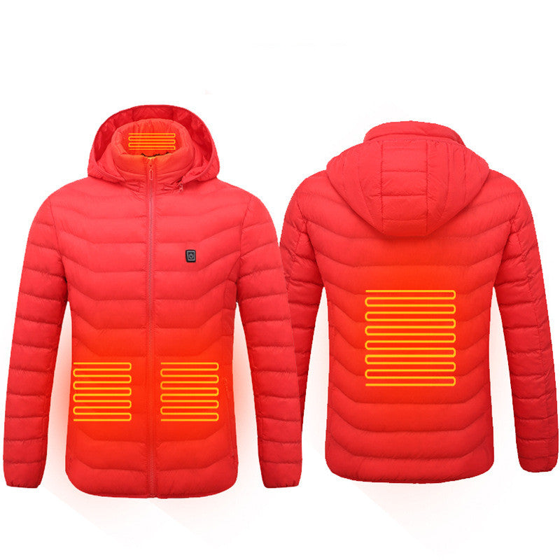 Men Electric Heating Jacket Insulated  Windbreaker