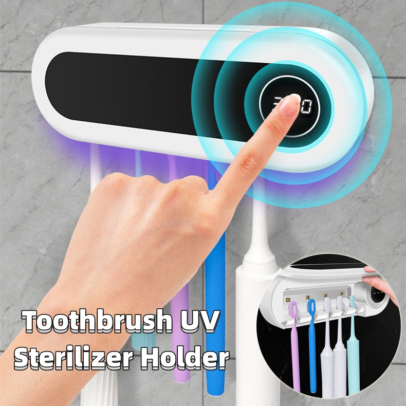 Wall Mounted Toothbrush Holder Smart Bathroom Accessories