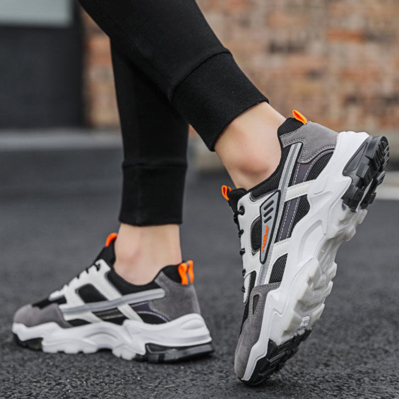 Lightweight Black & White Running Sports Shoes