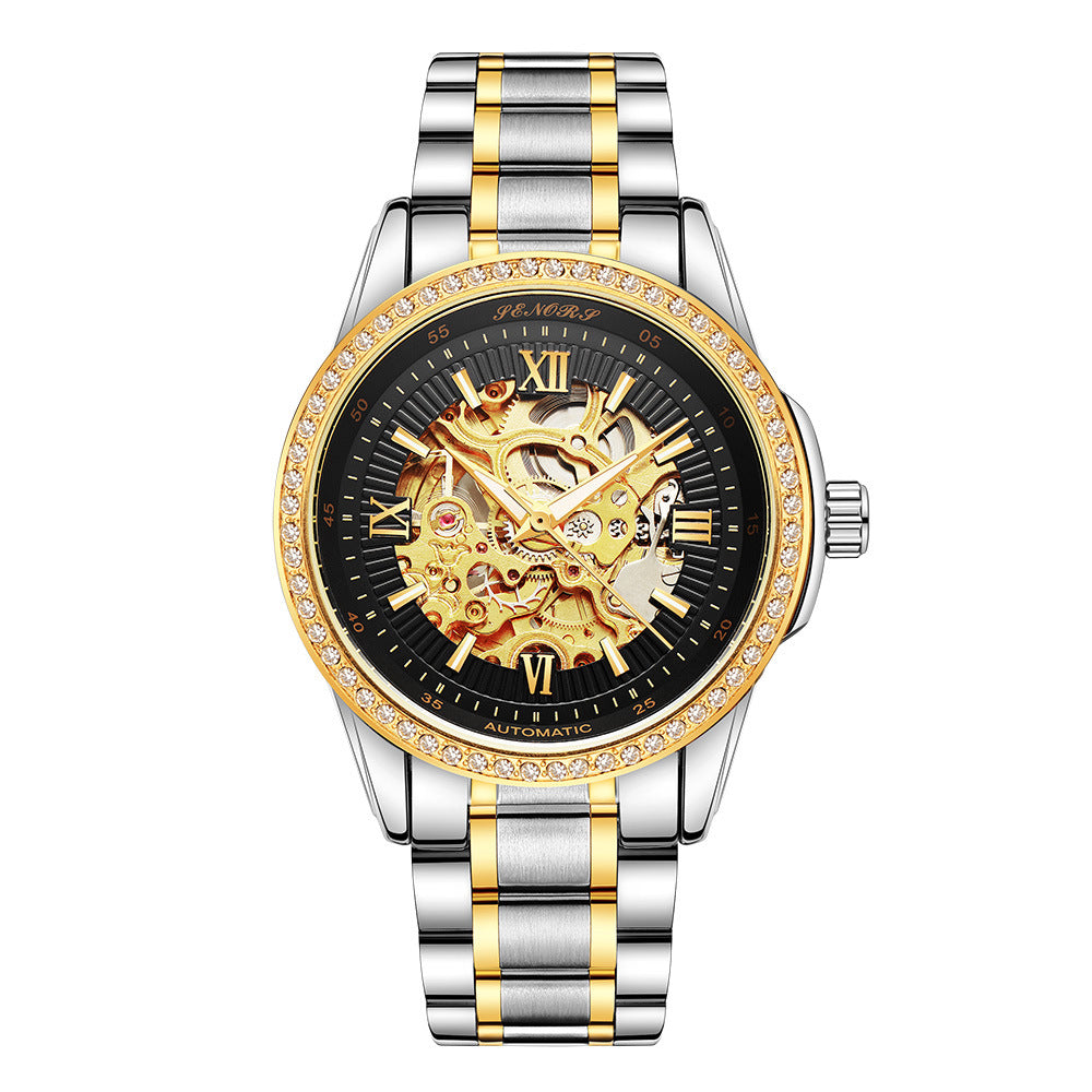 Hollow Automatic Mechanical Waterproof Watch