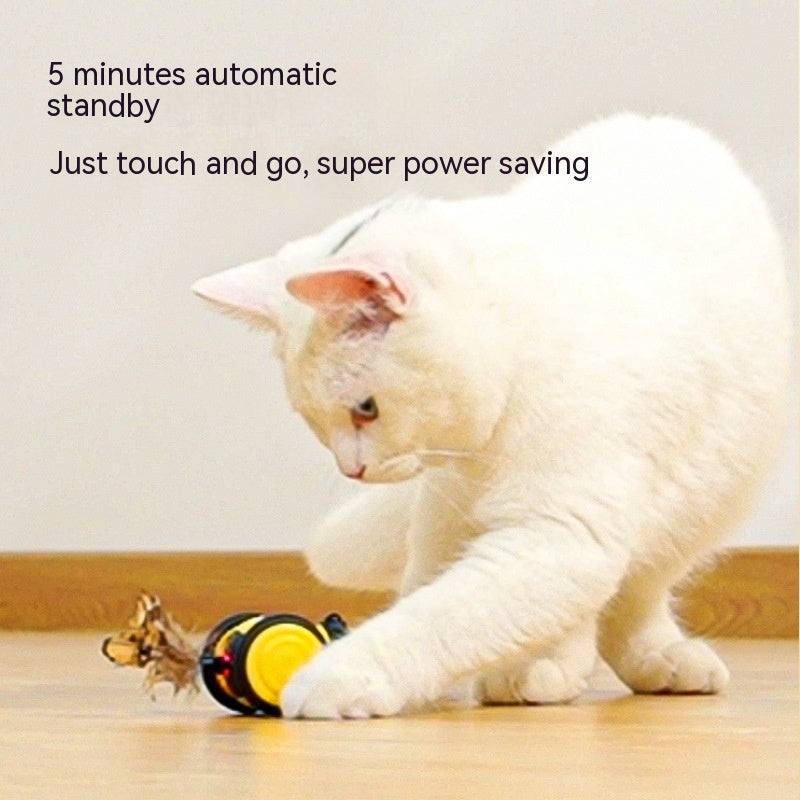 Electric Smart Cat Toy little bee toy-pink