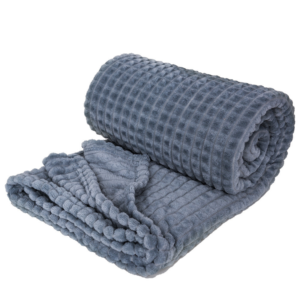 Flannel Plaid Soft And Comfortable  Blanket