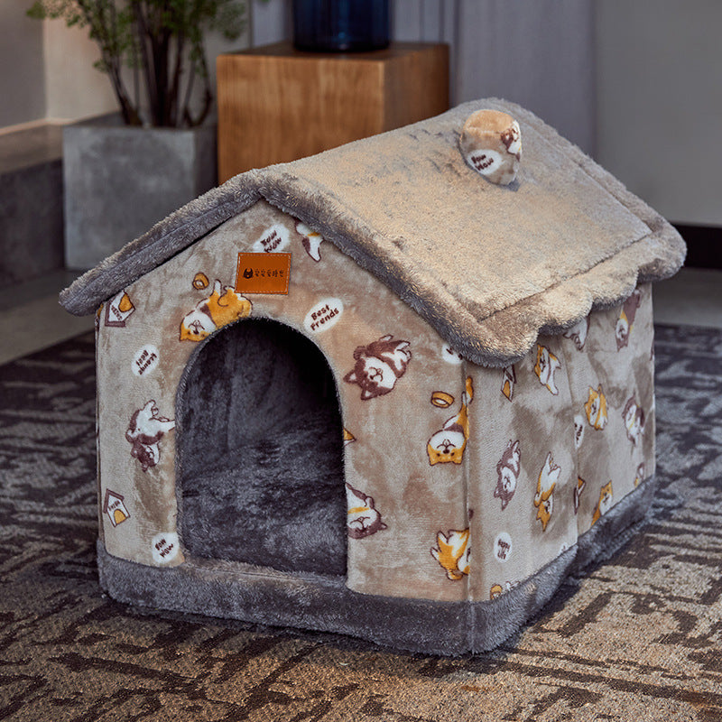 Foldable Pet House For Dog & Cat