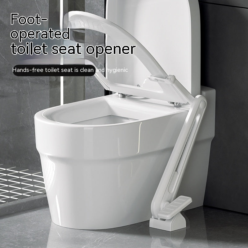 Pedal Toilet Cover Lifter Avoid Bending Non-dirty Hand Lift