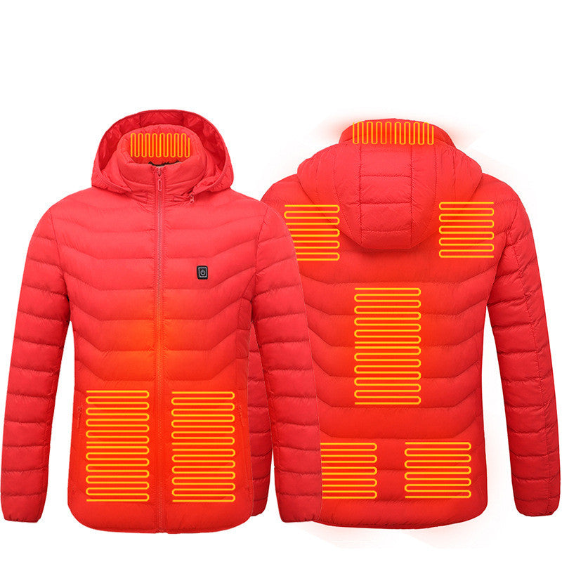 Men Electric Heating Jacket Insulated  Windbreaker