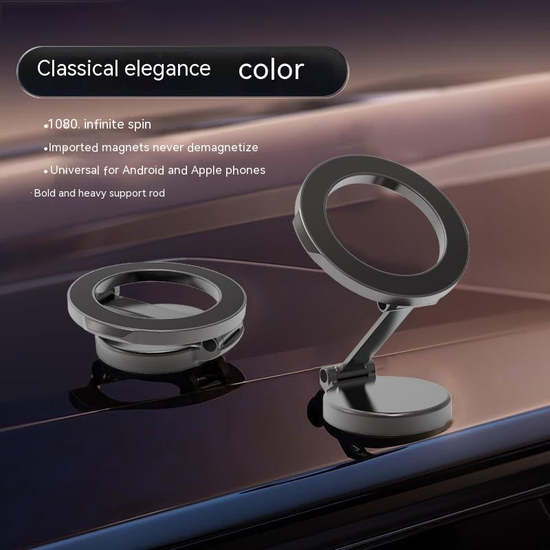 Magnetic Car Phone Mount All-Metal Foldable Phone Holder