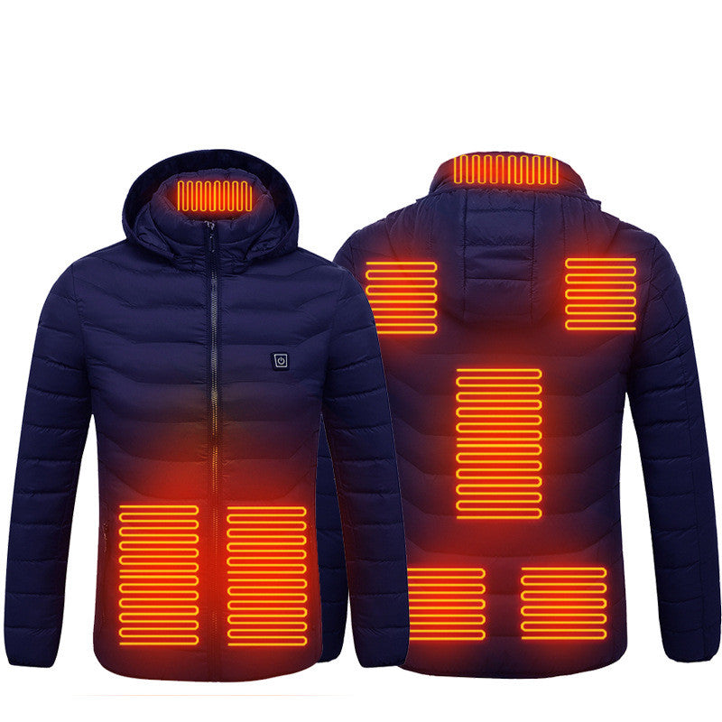 Men Electric Heating Jacket Insulated  Windbreaker