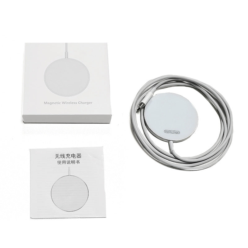 Fast Wireless Phone Charger Transparent Magnetic Desktop