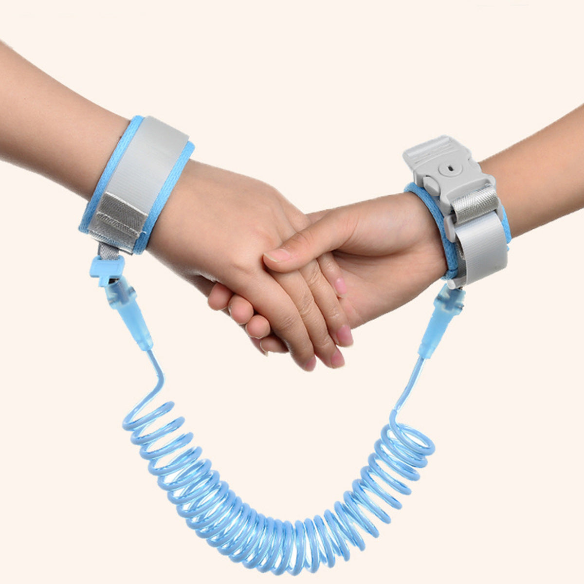 Children Anti-Lost Bracelet Rpring Rope With Lock