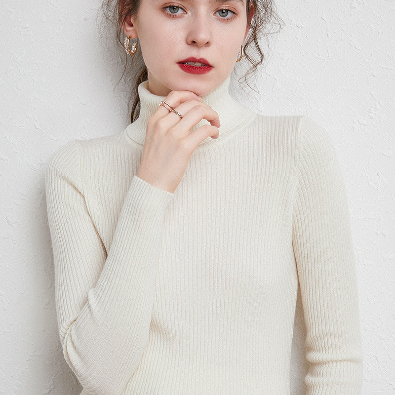 Turtleneck Women Sweater  for Autumn And Winter