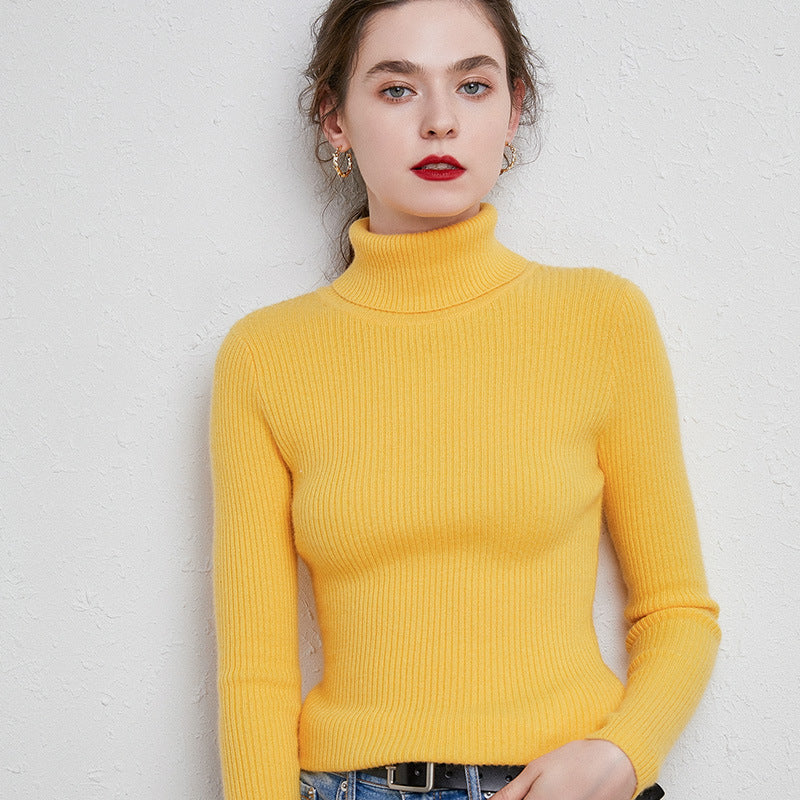 Turtleneck Women Sweater  for Autumn And Winter