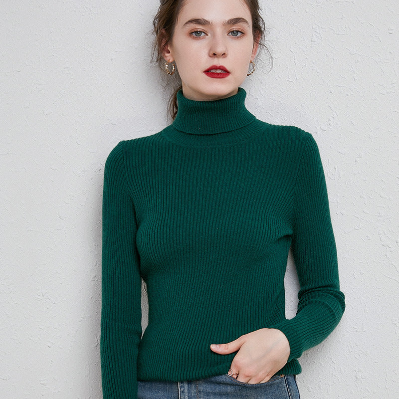 Turtleneck Women Sweater  for Autumn And Winter