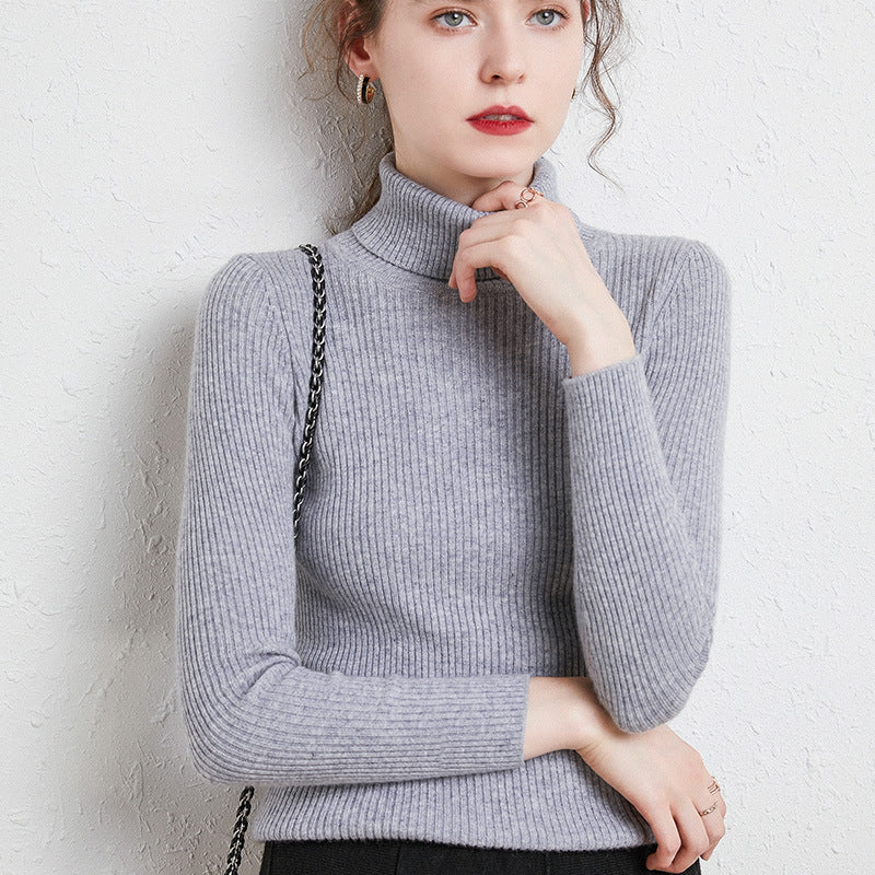 Turtleneck Women Sweater  for Autumn And Winter