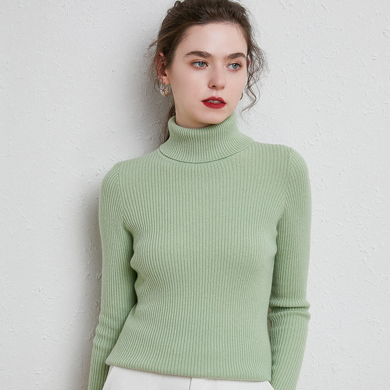 Turtleneck Women Sweater  for Autumn And Winter