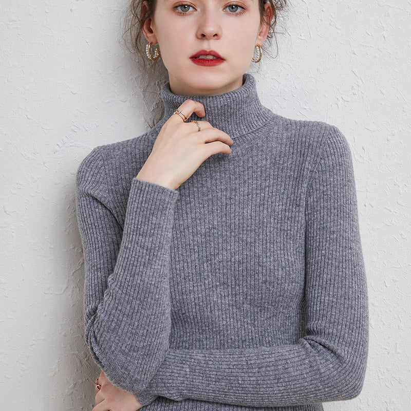 Turtleneck Women Sweater  for Autumn And Winter