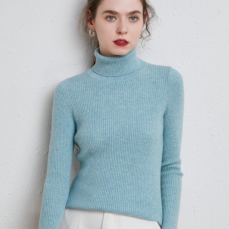 Turtleneck Women Sweater  for Autumn And Winter