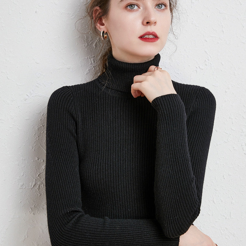 Turtleneck Women Sweater  for Autumn And Winter