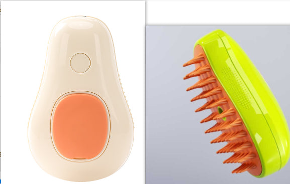 Steamy  Cat & Dog Grooming Comb Self Cleaning Brush