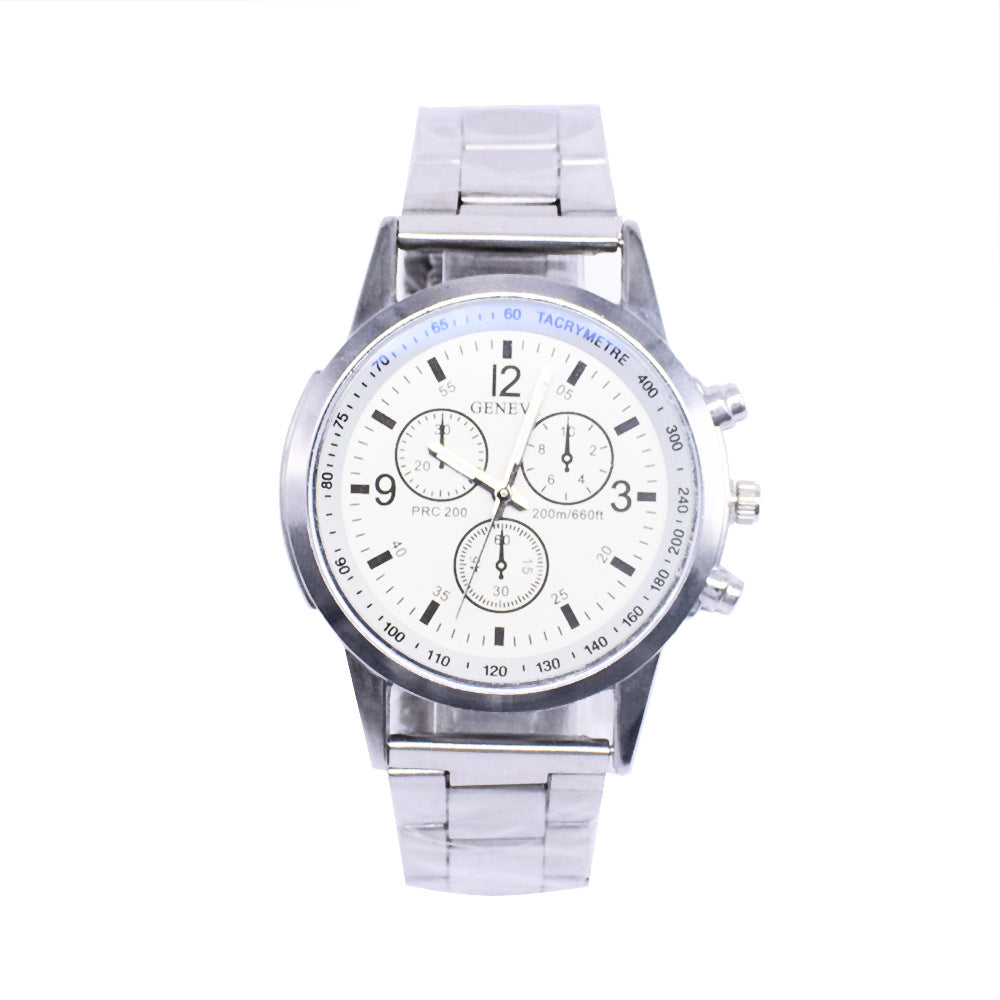 New Men WristWatch   Stainless Steel Quartz Style