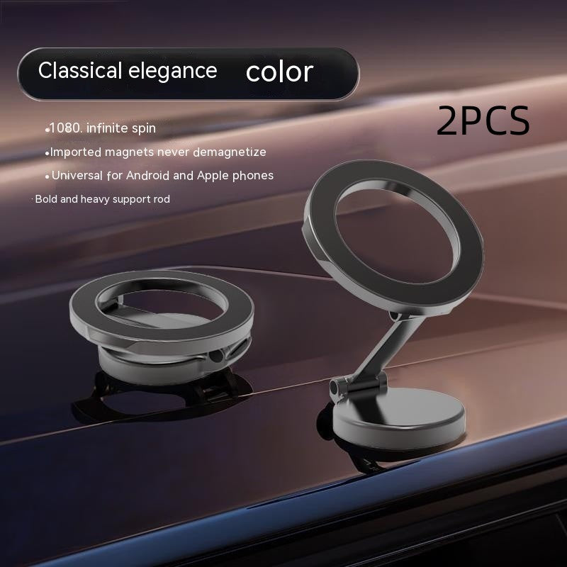 Magnetic Car Phone Mount All-Metal Foldable Phone Holder