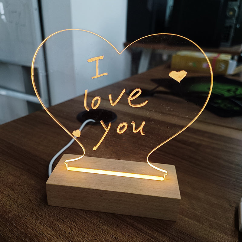 Creative USB Message Board Lamp