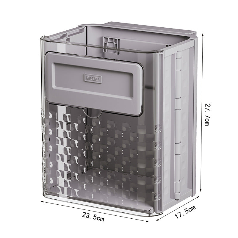 Papelera plegable para cocina doméstica