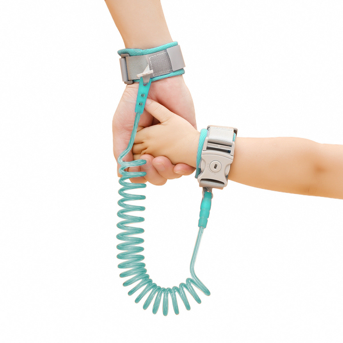 Children Anti-Lost Bracelet Rpring Rope With Lock