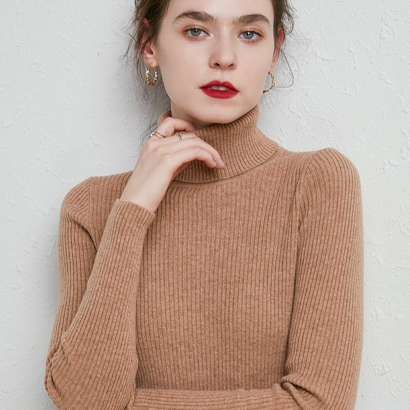 Turtleneck Women Sweater  for Autumn And Winter